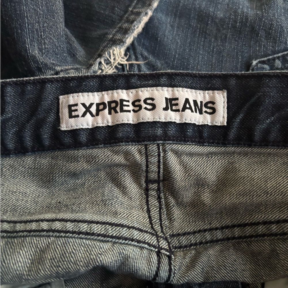 Express Classic Blue Denim Jeans - Picture 3 of 4